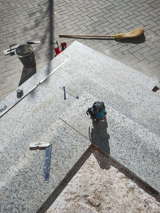 Аз извършвам Гранит гранитогрес Тех камък фаянс теракота бани стъпала