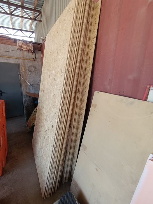 OSB фанера 6мм, 9мм,  ДВП,