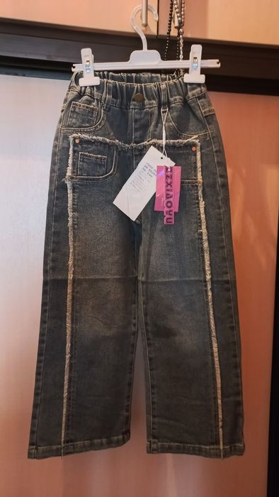 Джинсы полаццо для девочки