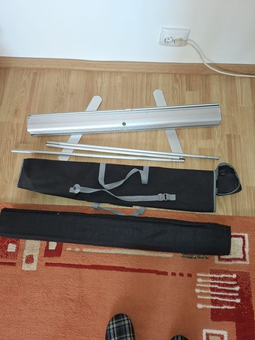 Suport reclama cu husa si rucsac