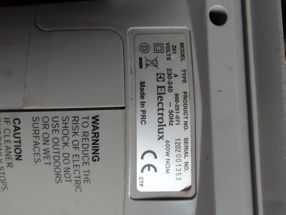 Aspirator de mână Electrolux WorkZone pentru detailing auto