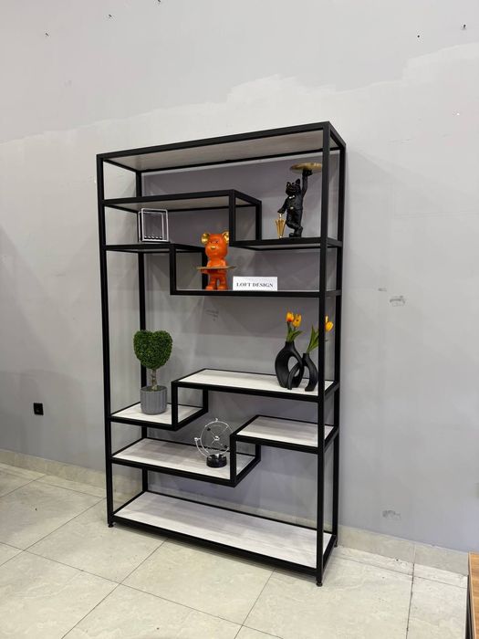 Лофт мебель полка этажерка декоративная  jovon polkalar