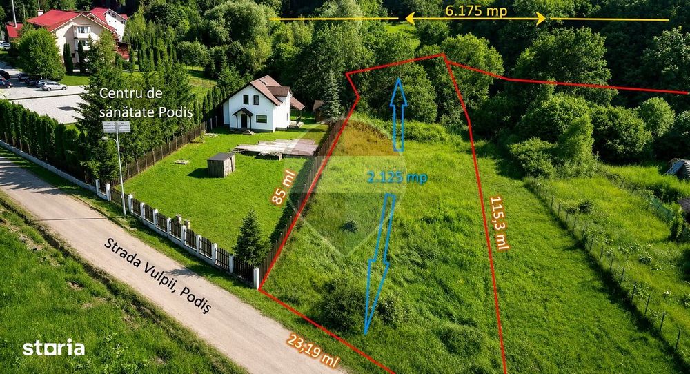 Teren Intravilan 8.300 mp Podis