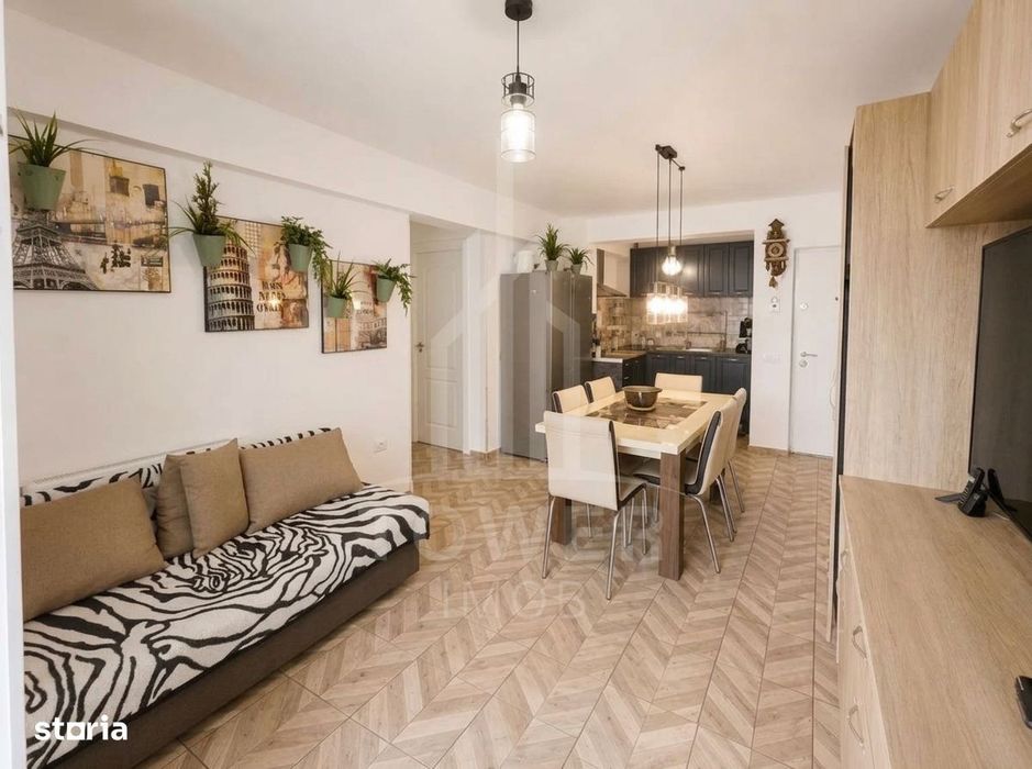 Apartament 3 camere cu 2 băi, 2 locuri de parcare și 2 balcoane — fotografia 3