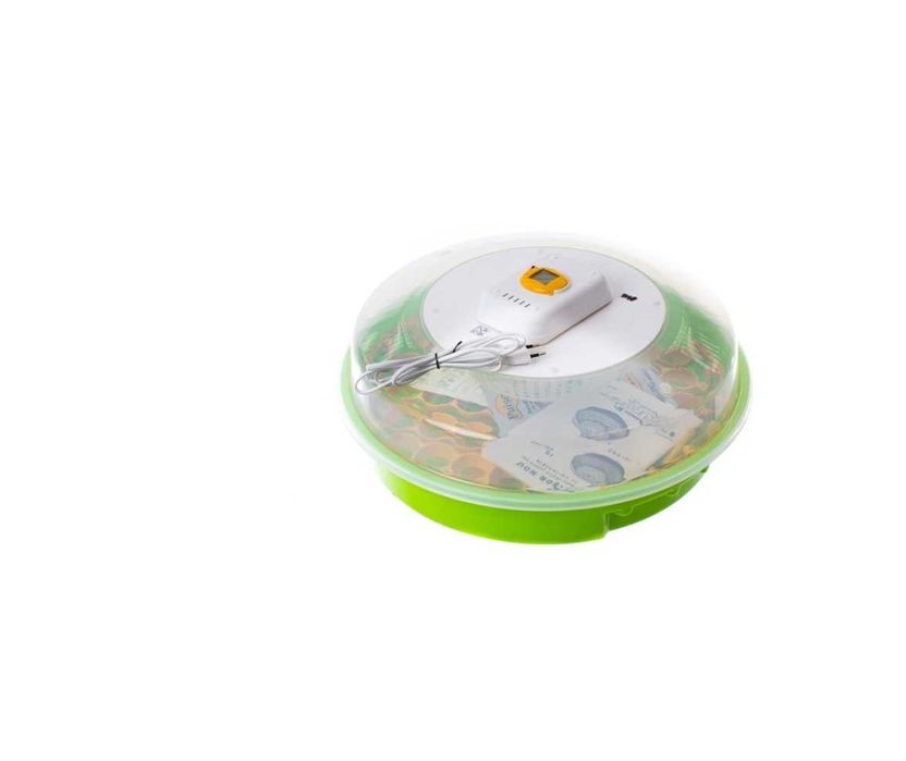 Incubator Clocitoare 51 Oua Pui Gaina Dispozitiv Intoarcere Temp Umid
