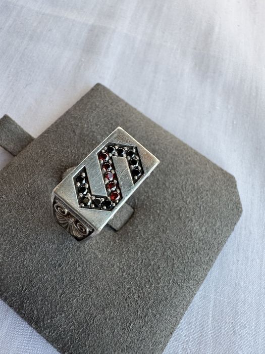 Inel barbatesc din argint