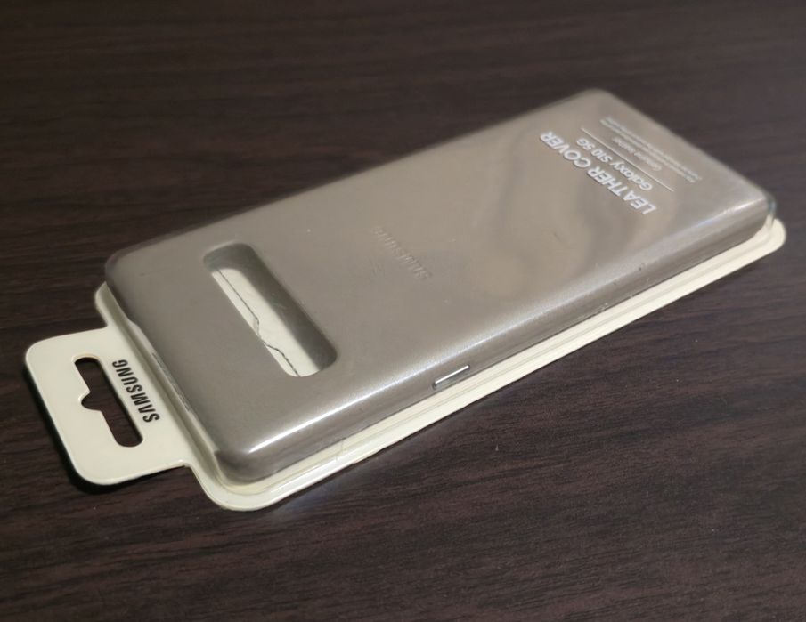 Husa piele originala Samsung Leather Cover Galaxy S10 5G G977