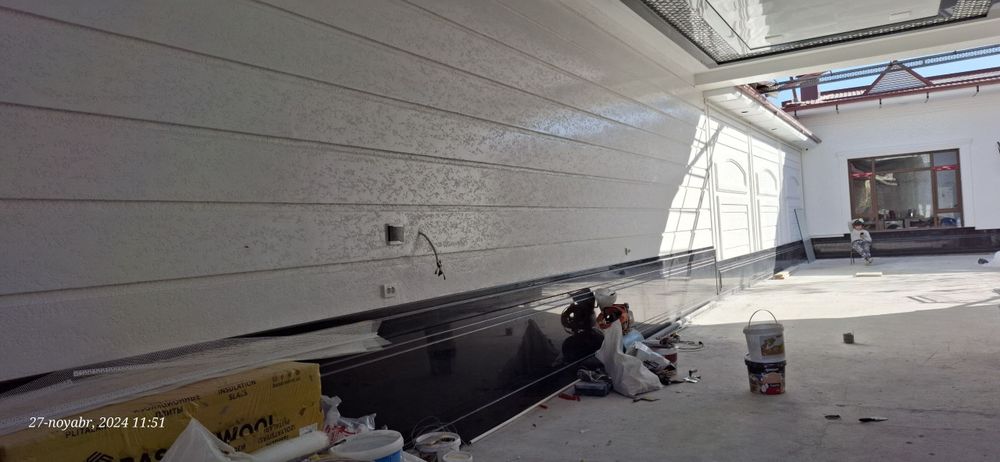 Fasad ishlari Travertin Marmarino Leanardo Luchento Bazalt Tyaga va ha