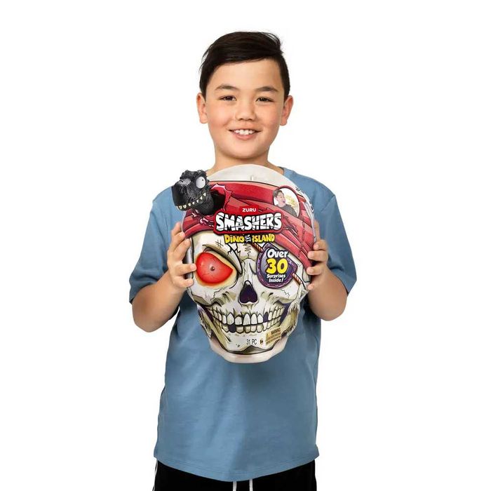 Огромен череп Zuru с дино смашър яйца Smashers Dino Island яйце