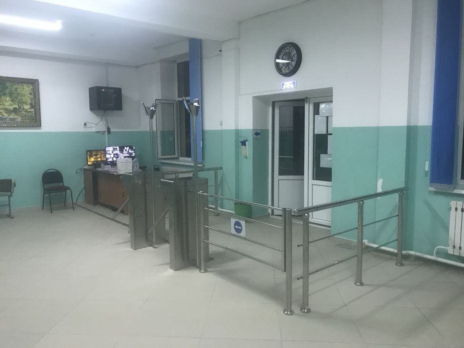 Турникет и Скуд Биометрия установка