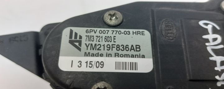 Pedala acceleratie 7m3721603e Volkswagen VW Sharan prima generatie