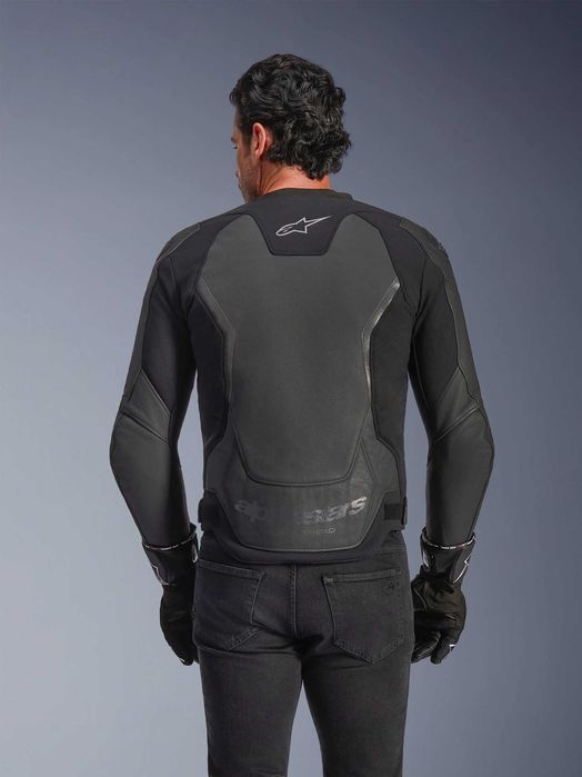 Кожено яке Alpinestars GP Force V2 Black/Black