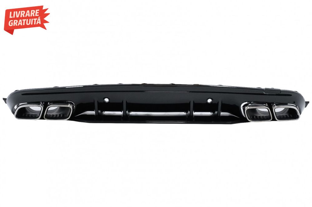 Difuzor Mercedes C-Class W205 S205 (2014-2020) C63S Design cu Ornament