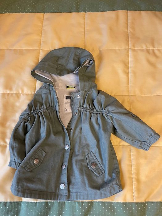 Ветровка, парка, французский бренд, 6 мес. - 3