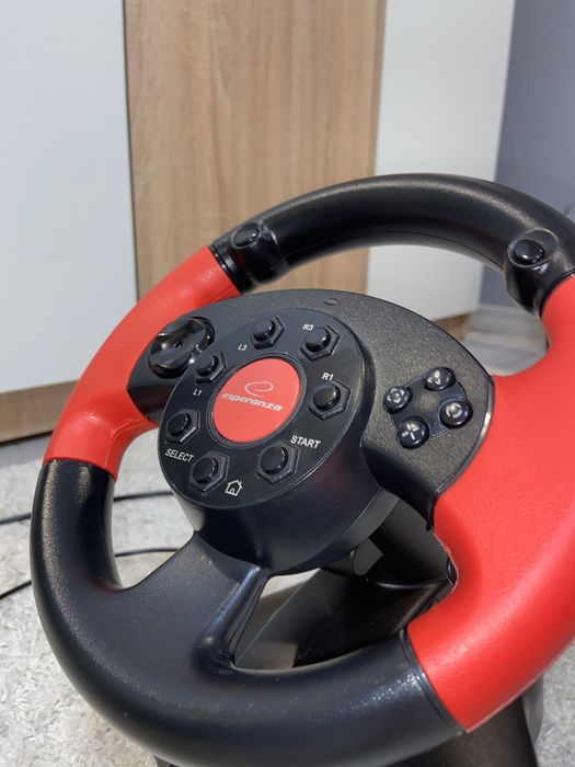 volan gaming esperanza+pedale