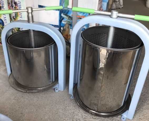 Presă inox teasc pentru suc de mere, struguri, legume 10-25 litri