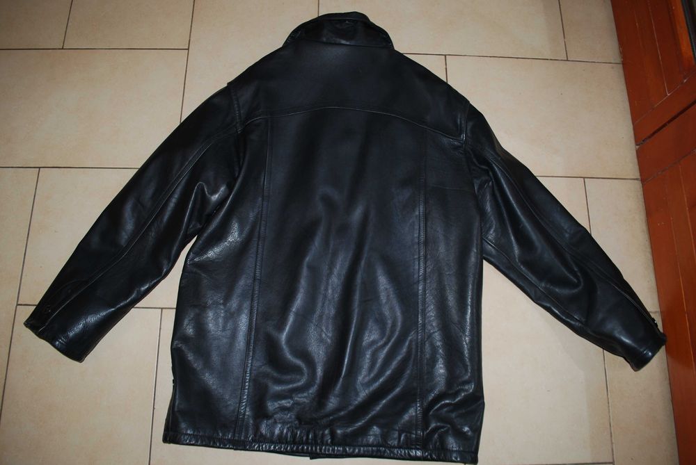 Haina piele Black&White, marime mare 56-58 (XL)