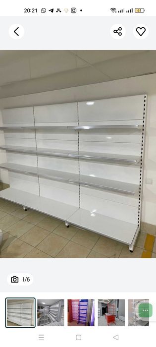 Продам металлические стеллажи