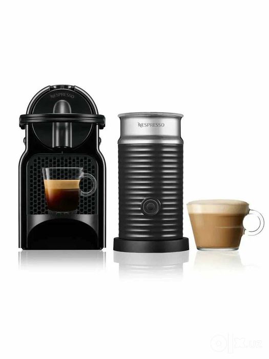 Кофемашина Nespresso "Inissia" с капучинатором "Aeroccino 3"