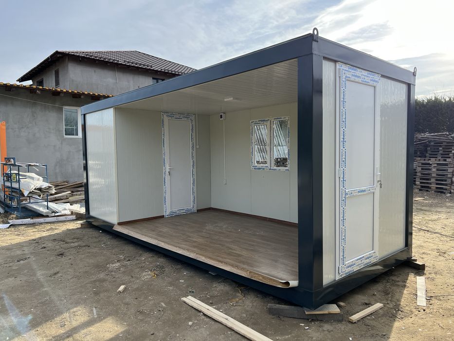 Container birou containere vitrina santier paza fast food vestiar