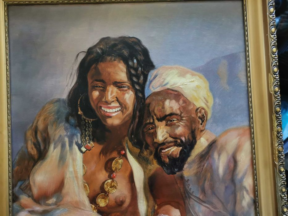 Tablou vechi ulei pe panza