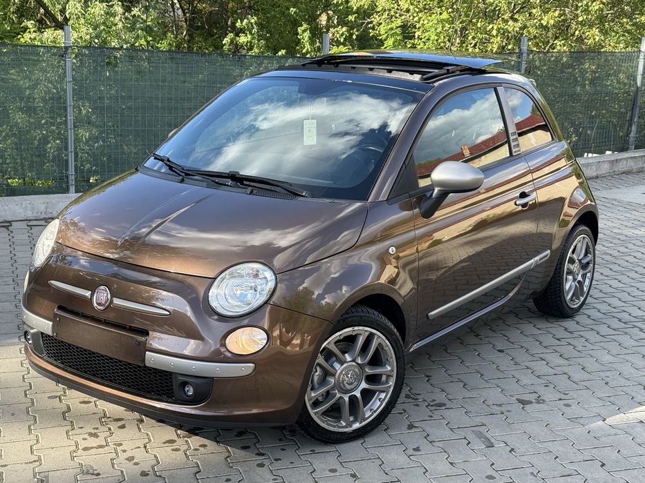 Fiat 500 0.9benzin limited edition-diesel- trapa jante impecabila!
