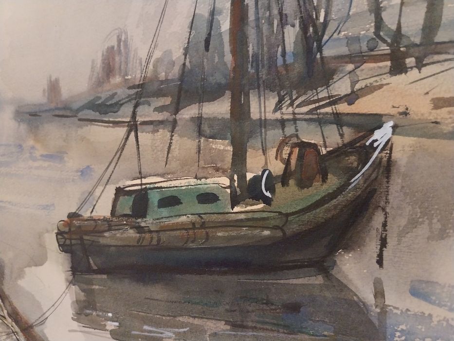 PAUL LÖFFLER (1920-1995) - Acuarelă impresionantă