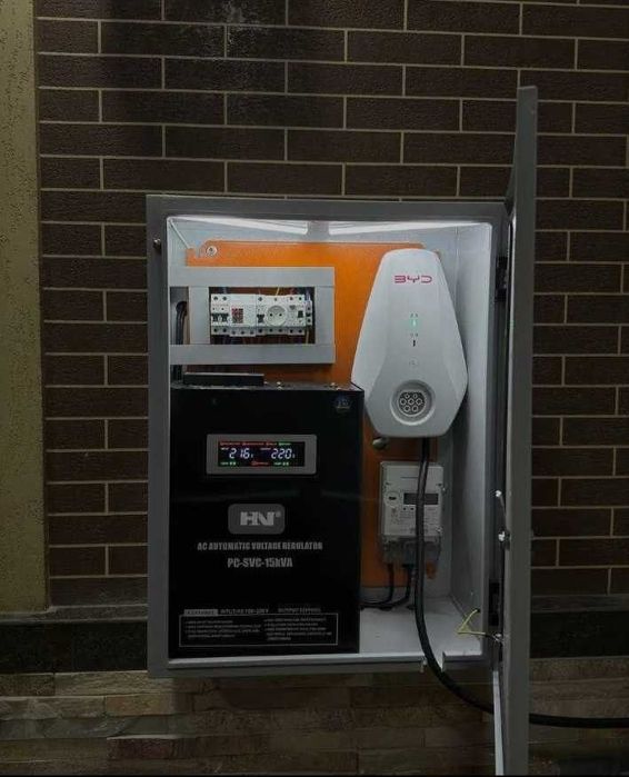 Elektromobil zaryadnik ustanovka potklyucheniya xizmatlari