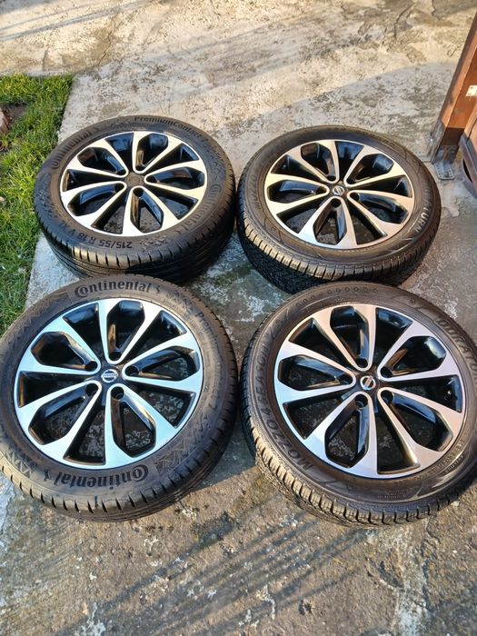 Jante Nissan Qashqai cu anvelope 215 55 18