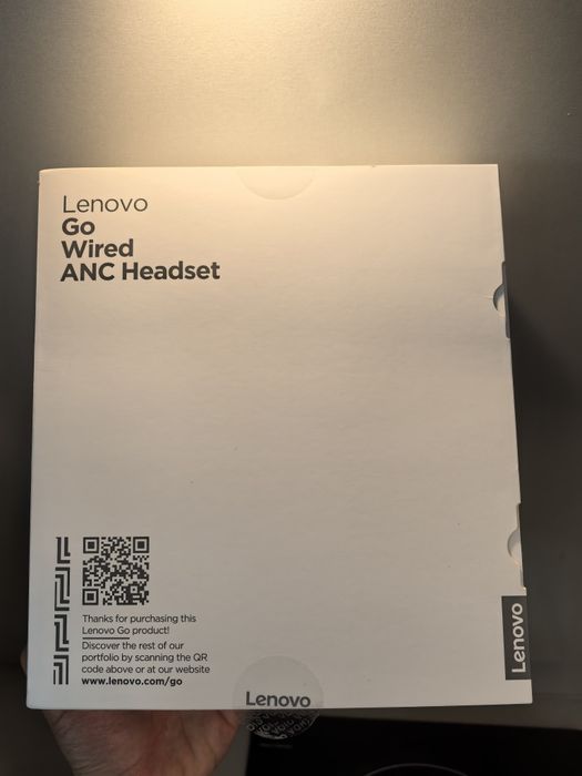 Слушалки с микрофон Lenovo Go ANC USB wired Headset