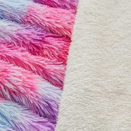 Пухкаво одеяло 150x200см Rainbow Pink Purple