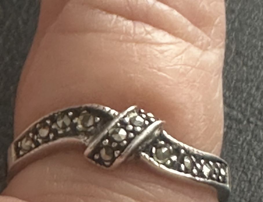 Inel argint 925 cu marcasite