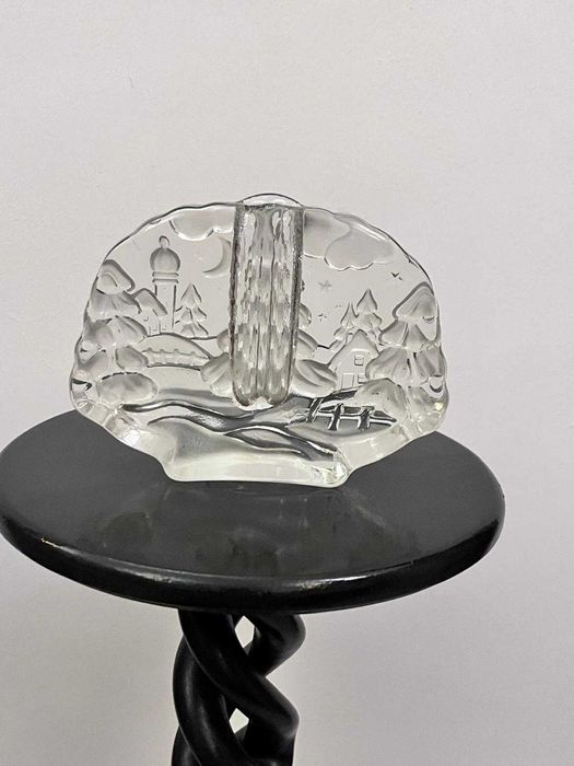 Piesa soliflora veche Germania cristal BLEYKRISTALL bibelouri bibelou