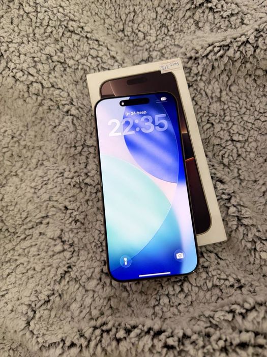 I phone 16 pro max 512 gb sotiladi batareya 89%