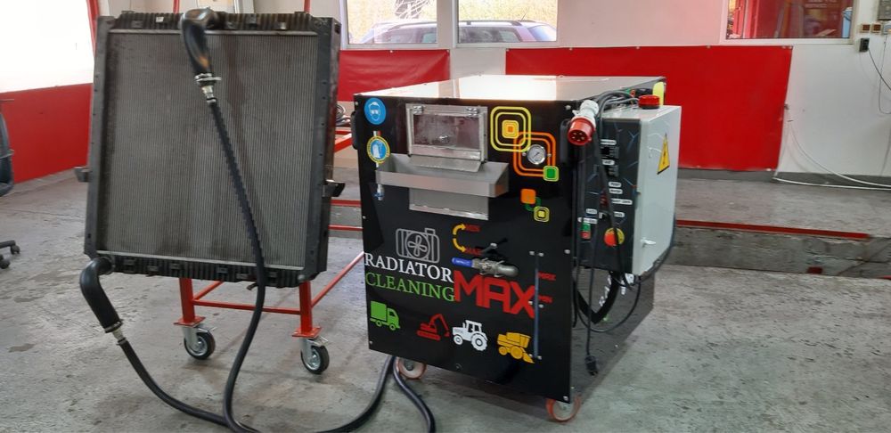 Машинна промивка радиаторче на автопарно