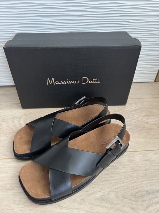 Кожени сандали Massimo Dutti