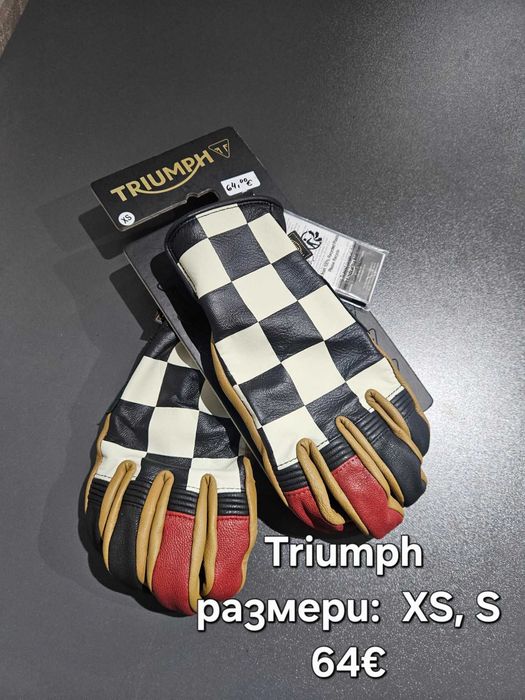 Нови мото ръкавици Triumph, Merlin, Segura OUTLET