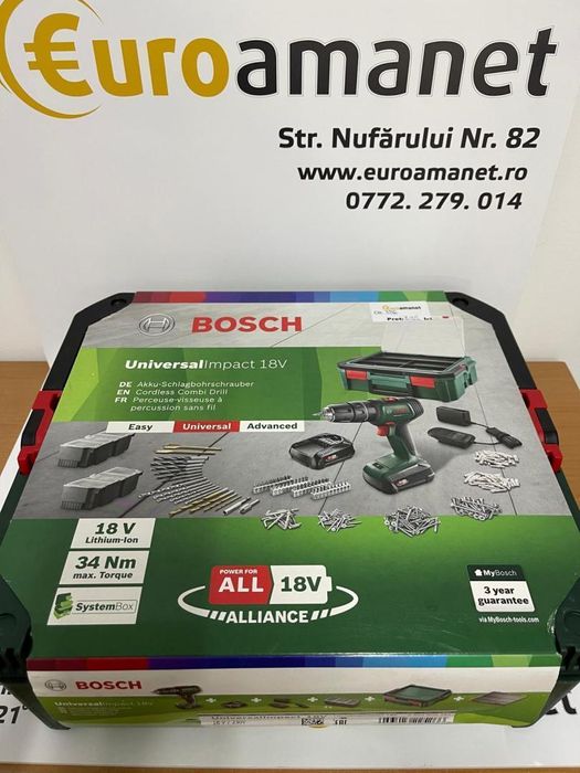 Masina de gaurit si insurubat cu percutie Bosch Universal Impact -N2-