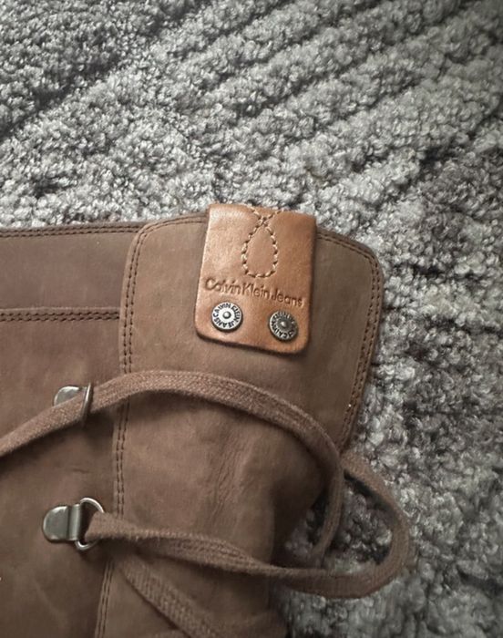 Cizme îmblănite de iarnă , Calvin Klein , nr 40