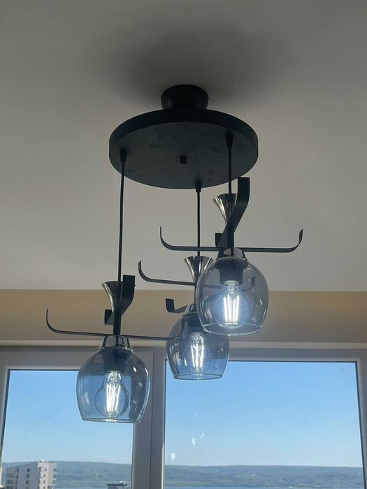 Полилей обърнати чаши, 3ка и 4ка, огледални, осветителни тела,ПРОМОЦИЯ