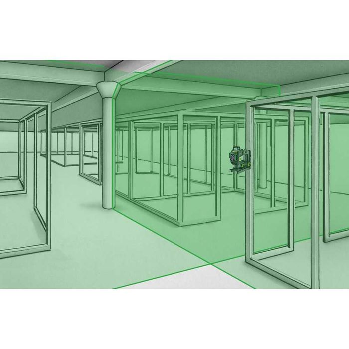 Зелен линеен лазерен нивелир Laserliner MasterPlane-Laser 3G Pro