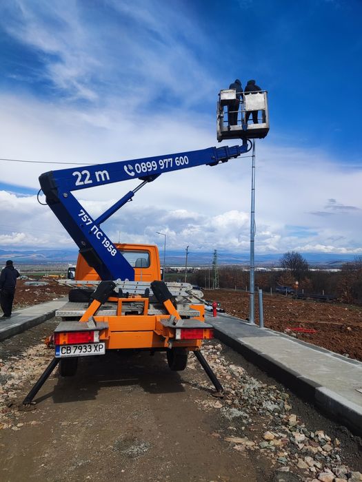 Услуги с автовишка. Вишка 22 м.