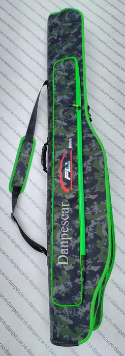 Geanta HUSA PROFL rigida pentru 2 SAU 3 lansete cu mulinete L= 150cm