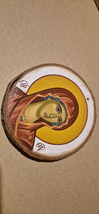 Icoană Maica Domnului pe lemn