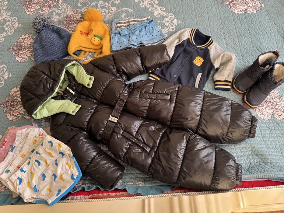 Детский зимний комбинезон