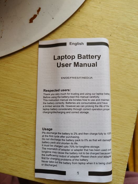 Baterie laptop noua PA5162