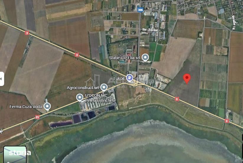Teren Intravilan Calarasi- Cuza Voda Stradal DN3