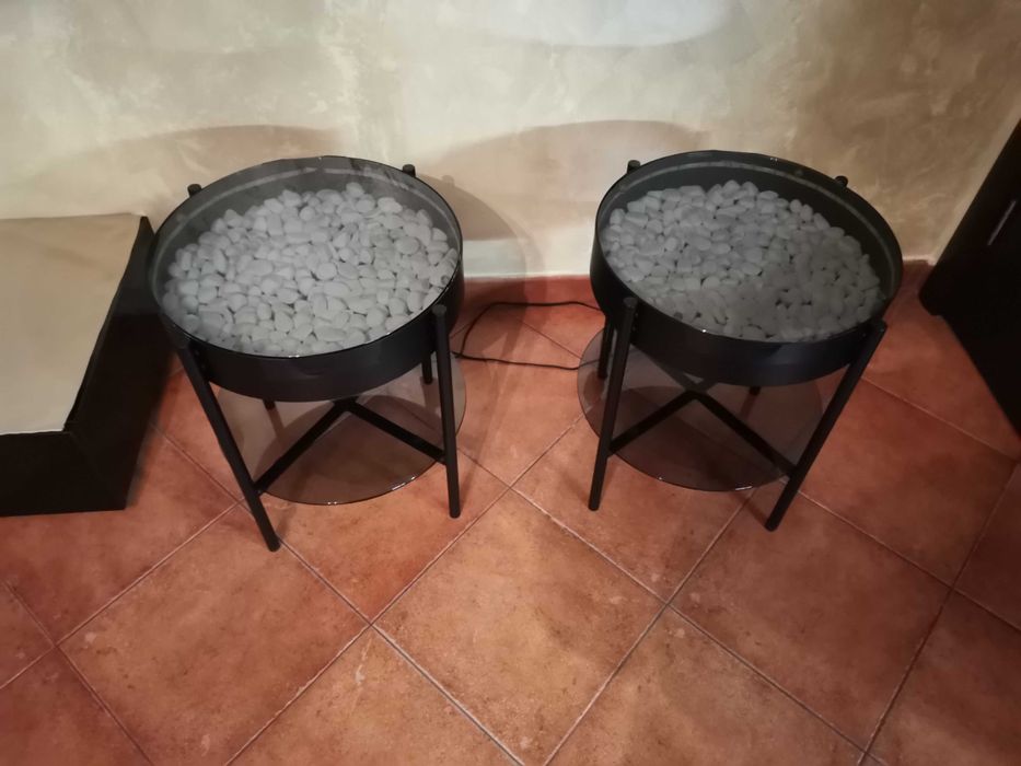 Луксозни нощни масички с лед осветление