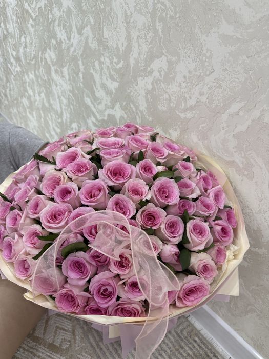 Цветы роза 81штук