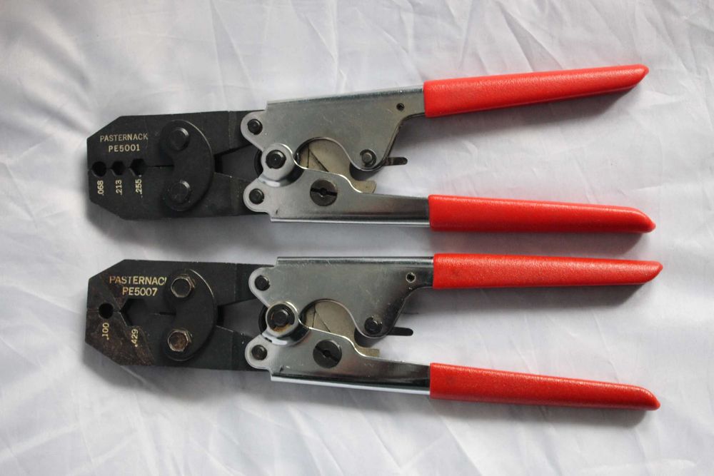 Pereche de 2 clești profesionali de sertizare Pasternack,cleste ted